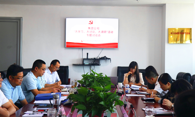 集團公司黨委組織召開“大學(xué)習(xí)、大討論、大調(diào)研”專題討論會